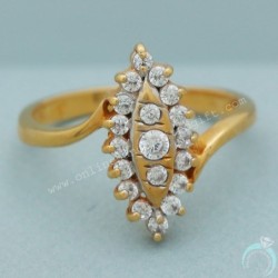 Bis 916 Hallmark Fine Gold 6.25 Cm Ring For Ladies Presidents Day Gift