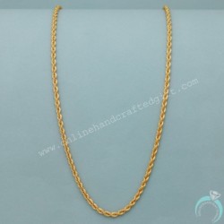 22 Carat Seal Surpassing Gold 24" Necklace Chain For Aunts Good Luck Gift