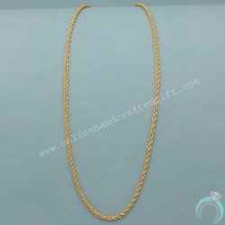 22K Print Amazing Gold 16" Necklace Chain For Grand Aunt Goodbye Gift