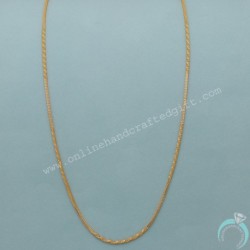 Bis 916 Stamp Gold 23" Necklace Chain For Daughter In Law Miss You Gift