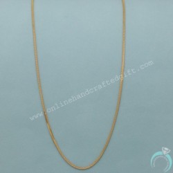 22 Karat Seal Eye-Catching Gold 20" Necklace Chain For Mother Day Gift