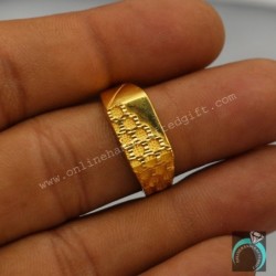 22k Stamp Merry Shine Gold 4.5cm Dangle Earring Female Gift Art Jewelry