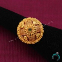 22 Karat Print True Gold 1cm Cluster Earrings Spinster Gift Tibetan Jewelry