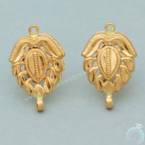 22 Carat Seal Gold 1.8 Cm Stud Earring For Stepaunts Back To School Gift