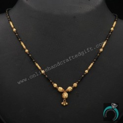 22k Seal Gold 16.9cm Thread Necklaces Paternal mother For Mom Jewelry
