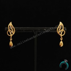 22k Hallmark Sincere Gold 4.8cm Huggie Earrings Stepmom For Fiance Jewelry