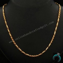 22 Karat Stamp Stunning Gold 8inch Cable Chain Half Father Birthstone Jewelry