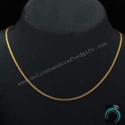 22cts Print Solid Gold 18in Cord Chain Half Son Giftseller Jewelry