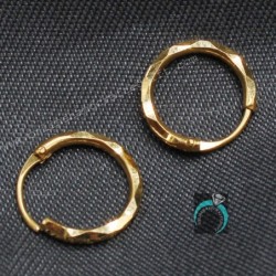 22 Karat Seal Higher Gold 2.6cm Ear Crawler Earrings Wholesale Price Jewelry