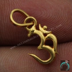 22 Karat Print Shining Gold 1.8cm Wattle Earring DaughterFor Womens