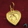 22 Carat Print Gold 2cm Stud Earring Daughter Gift Bijoux Jewelry