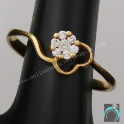 22cts New Flower Design Light weight Cheap Price Engagement Ring New Hot Selling