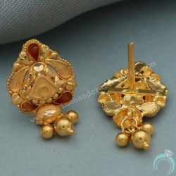 Bis 916 Hallmark Gold 2.2 Cm Stud Earring For Mother New Baby Gift