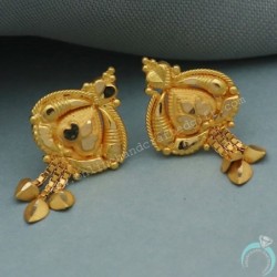 20 Karat Hallmark Fine Gold 2.6 Cm Stud Earring For Mom Birthday Gift